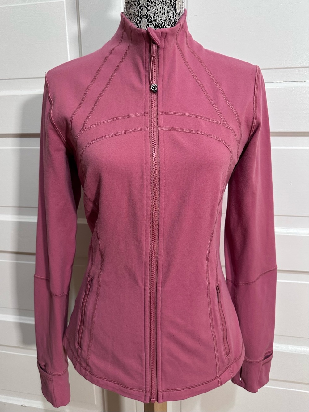 Lululemon Define Jacket *Luon Size 10 Pink Flattering Fit $138